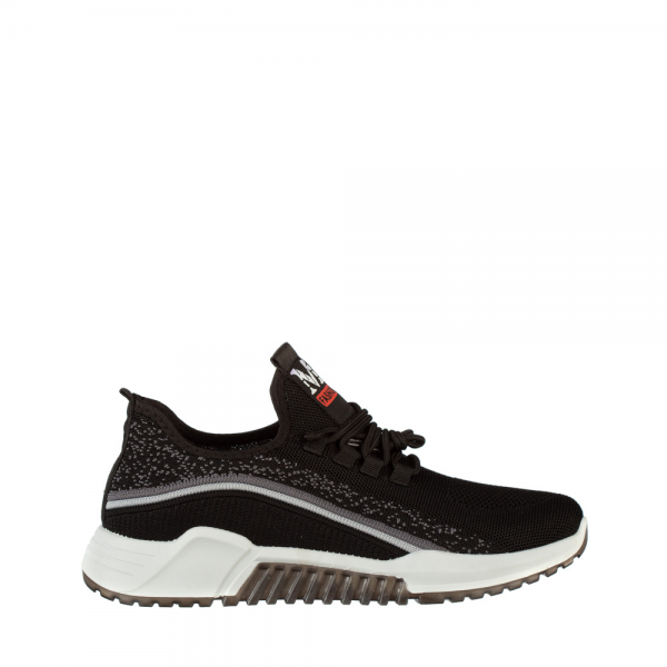 Мъжки спортни обувки черни от текстилен материал  Mariz, 2 - Kalapod.bg